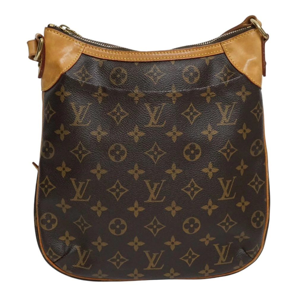 LOUIS VUITTON Odeon Bag Monogram Canvas Brown Shoulder LV